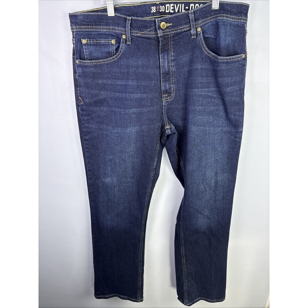 Devil Dog Dungerees 38x30 Slim Straight North Carolina Made‎ In USA Jeans